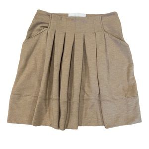 Zara Collection Beige Pleated Skirt  S